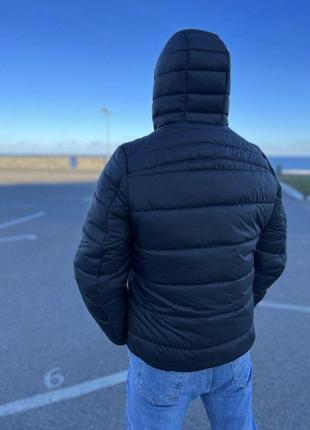 Куртка чоловіча зимова nike cl коротка тепла до -15*с чорна | пуховик чоловічий зимовий найк зима4 фото