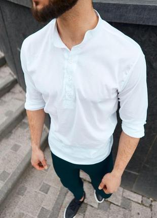 Рубашка мужская as повседневная белая | мужская рубашка классическая весенняя осенняя летняя