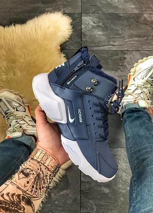 Кросівки чоловічі nike air huarache mid winter (хутро)