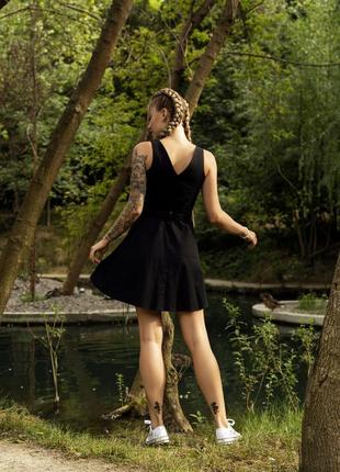 Сарафан жіночий лляний airy літній смарагдовий плаття жіноче з льону літнє9 фото