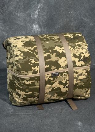 Спальный мешок зимний до 35с тактический пиксель камуфляж спальник одеяло туристический армейский на синтепоне