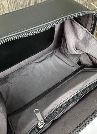 Замшевая женская мини сумочка клатч (1337)7 фото