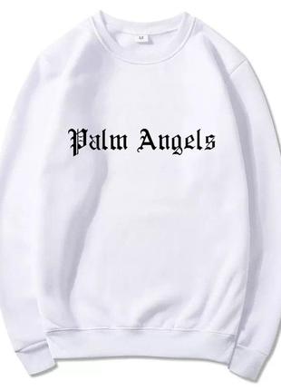 Толстовка мужская зимняя на флисе palm angels черная кофта свитшот мужской зимний палм ангелс с лампасами8 фото