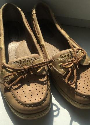 Sperry топсайдера кожа5 фото