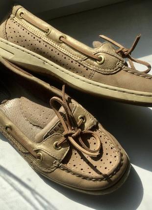 Sperry топсайдера кожа7 фото