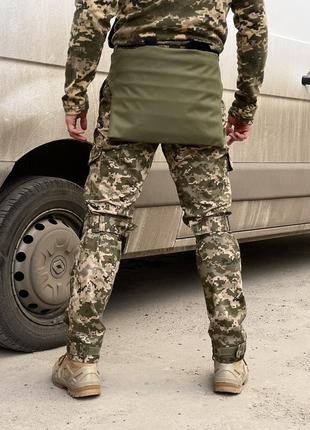 Каремат-сидушка тактична військова армійська tera хакі сидіння5 фото