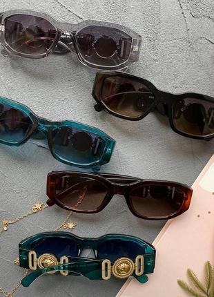 Солнцезащитные очки женские "v" очки женские от солнца квадратные прямоугольные4 фото