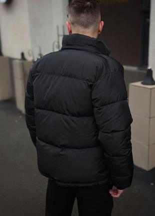 Куртка мужская зимняя дутая до -25*с короткая simple черная пуховик мужской зимний3 фото