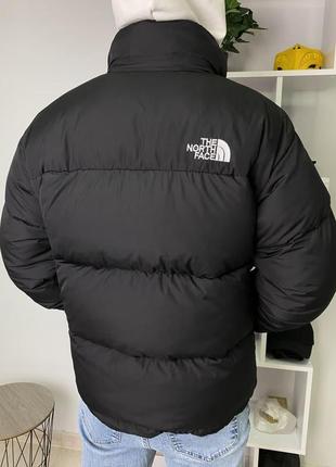 Чоловіча куртка зимова the north face до - 25*с тепла чорна пуховик чоловічий зимовий4 фото