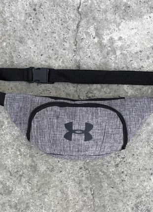 Бананка мужская женская under armour на пояс черная  сумка поясная через плечо андер армор5 фото