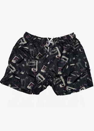 Шорти пляжні чоловічі плавки літні veno чорні | плавальні шорти з сіткою топ якості2 фото