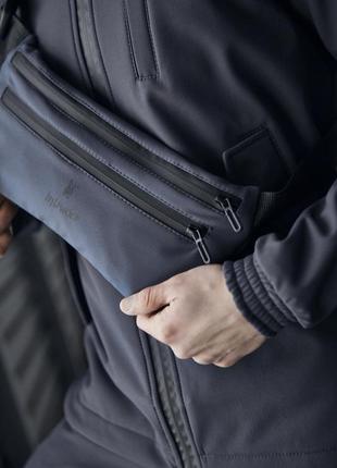Куртка чоловіча тактична softshell весняна осіння сіра вітровка демісезонна софт шелл10 фото