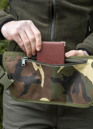 Тактическая сумка на пояс через плечо belt темный мультикам камуфляж сумка поясная военная армейская4 фото