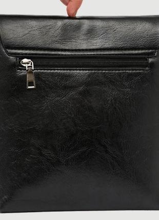 Акція! чоловіча сумка polo leather+ годинник в подарунок!5 фото