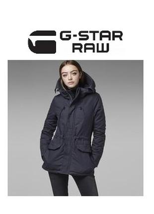 Утепленная женская парка g-star raw duty cropped relax parka зимняя пуховик