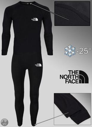 Нательное термобелье мужское зимнее the north face  до - 25*с | комплект термобелья теплый люкс качества1 фото