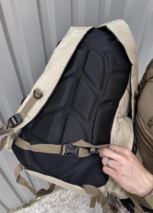 Тактический рюкзак армейский военный мужской на 85 литров песочный ua  сумка армейская милитари7 фото