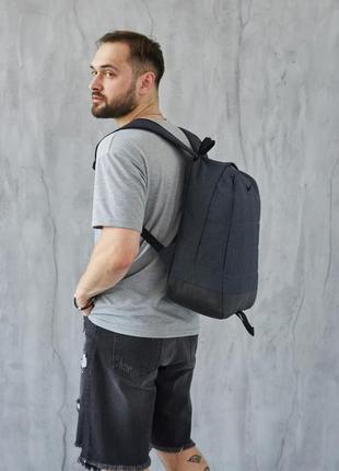 Рюкзак + сумка через плечо nike темно-серый  комплект мужской найк городской спортивный портфель + барсетка5 фото