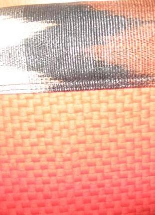 Оранжевий оригінальний клатч новий текстиль3 фото