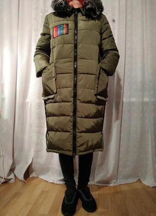 Тепле зимове пальто розмір xs/s, зріст 150-165