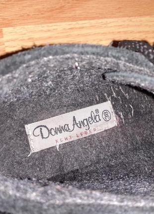 Ботиночки donna angela 38 размер натуральная замша7 фото