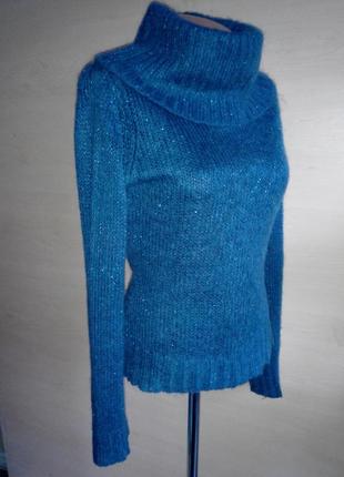 Мохеровый свитер джемпер  кофта  с люрексом h&m