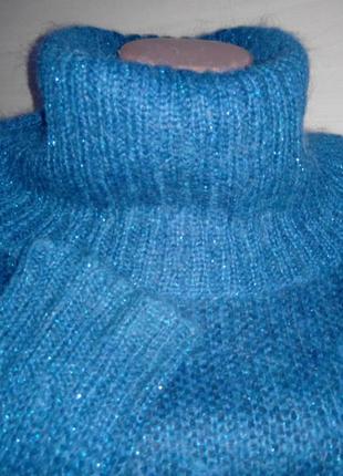 Мохеровый свитер джемпер  кофта  с люрексом h&m5 фото