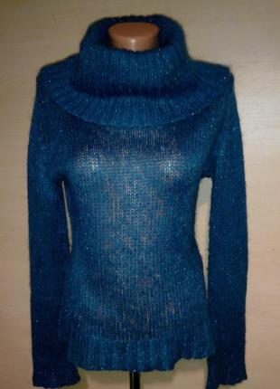 Мохеровый свитер джемпер  кофта  с люрексом h&m7 фото