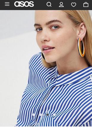 Двусторонние серьги asos