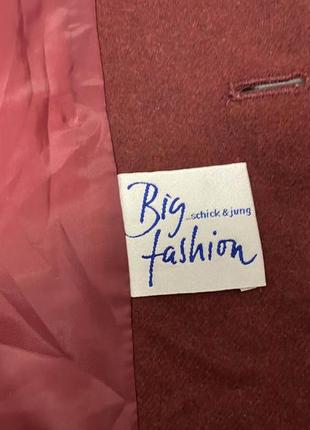 Пиджак стильный big fashion, малиновый5 фото