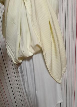 Нежеое длинное летнее полосатое платье,натуральное платье в полоску5 фото