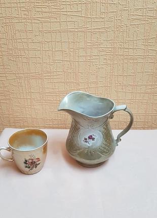 Набір порцеляна зі cр коростень глечик чашка 1 шт.