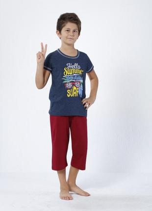 Футболка+капри детская для мальчика 18515 sexen