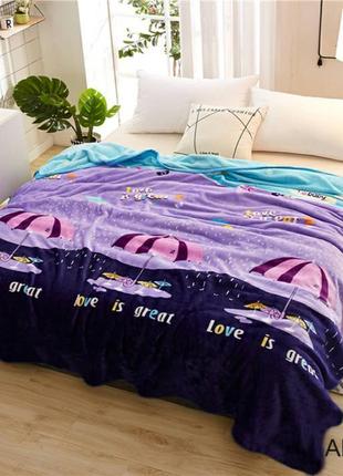 Плед-покрывало 160х220 велсофт alm1910