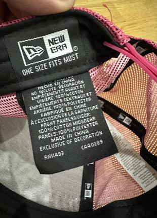 Розовая кепка «new era”2 фото