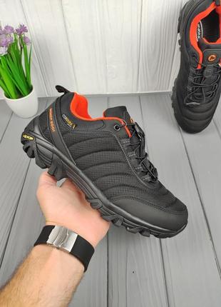 Кроссовки меррелл термо merrell vibram thermo black orange2 фото