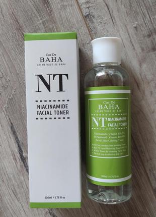 Тонер с ниацинамидом и пантенолом cos de baha niacinamide facial toner1 фото