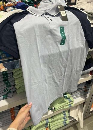 Мужская футболка поло тенниска размер l-xl1 фото