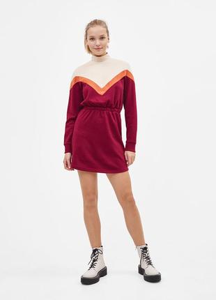 Спортивное платье свитшот bershka - s