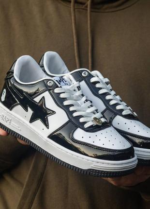 Кроссовки bathing ape sta patent