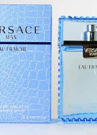 Чоловіча туалетна вода versace man eau fraiche (версаче мен фреш) 100 мл2 фото