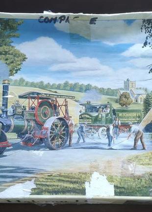 Пазл пазлы 500 puzzle авто каток дорожный ретро