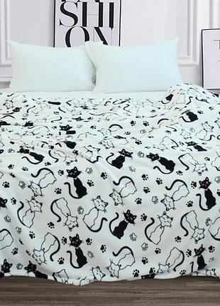 Плед-покрывало 160х220 велсофт alm-051