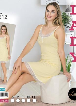 Нічна сорочка жіноча 5512 бавовна lady lingerie