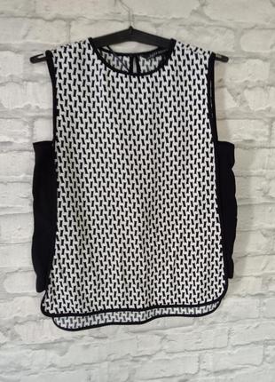 Цікава фірмова стильна блуза майка без рукавів м