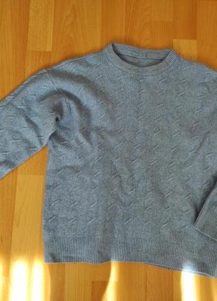 Шерстяной свитер джемпер