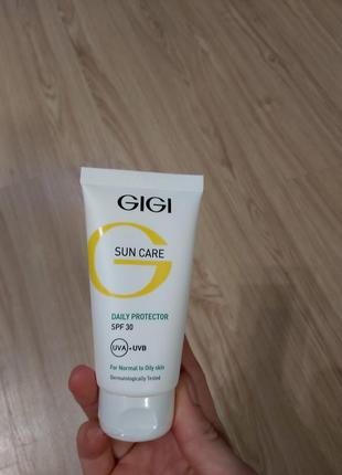 Крем солнцезащитный для жирной кожи spf-30 gigi,75 мл