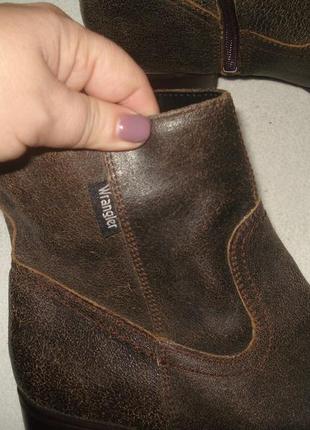 Wrangler 40 р. новые.крутые брендовые демисезонные кожаные ботинки3 фото