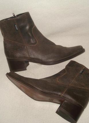 Wrangler 40 р. новые.крутые брендовые демисезонные кожаные ботинки8 фото