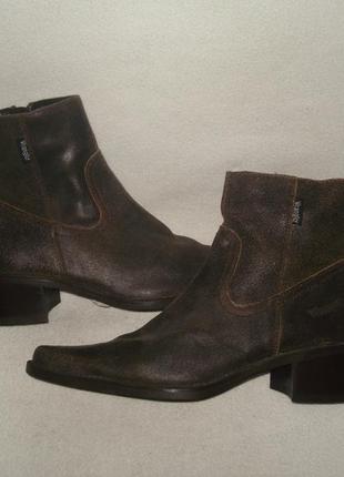 Wrangler 40 р. новые.крутые брендовые демисезонные кожаные ботинки9 фото